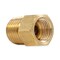 Camco LP FITTING, 1/4IN M NPT X 1/4IN F INVERTED FLARE W/CHECK VALVE 59954 - alternate 5